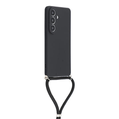 For Samsung Galaxy S26+ Case Flexible TPU Fiber Lining Anti-Shock Crossbody Phone Cover