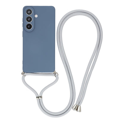 For Samsung Galaxy S26+ Case Flexible TPU Fiber Lining Anti-Shock Crossbody Phone Cover