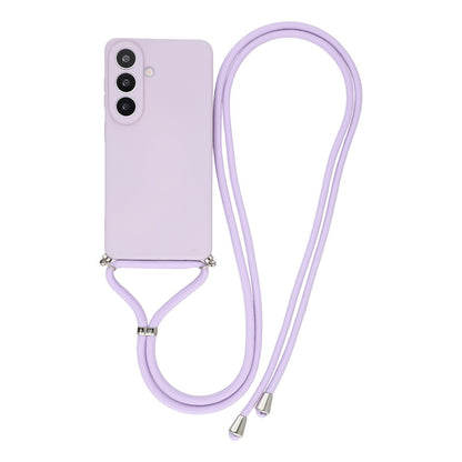 For Samsung Galaxy S26+ Case Flexible TPU Fiber Lining Anti-Shock Crossbody Phone Cover