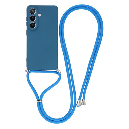 For Samsung Galaxy S26+ Case Flexible TPU Fiber Lining Anti-Shock Crossbody Phone Cover