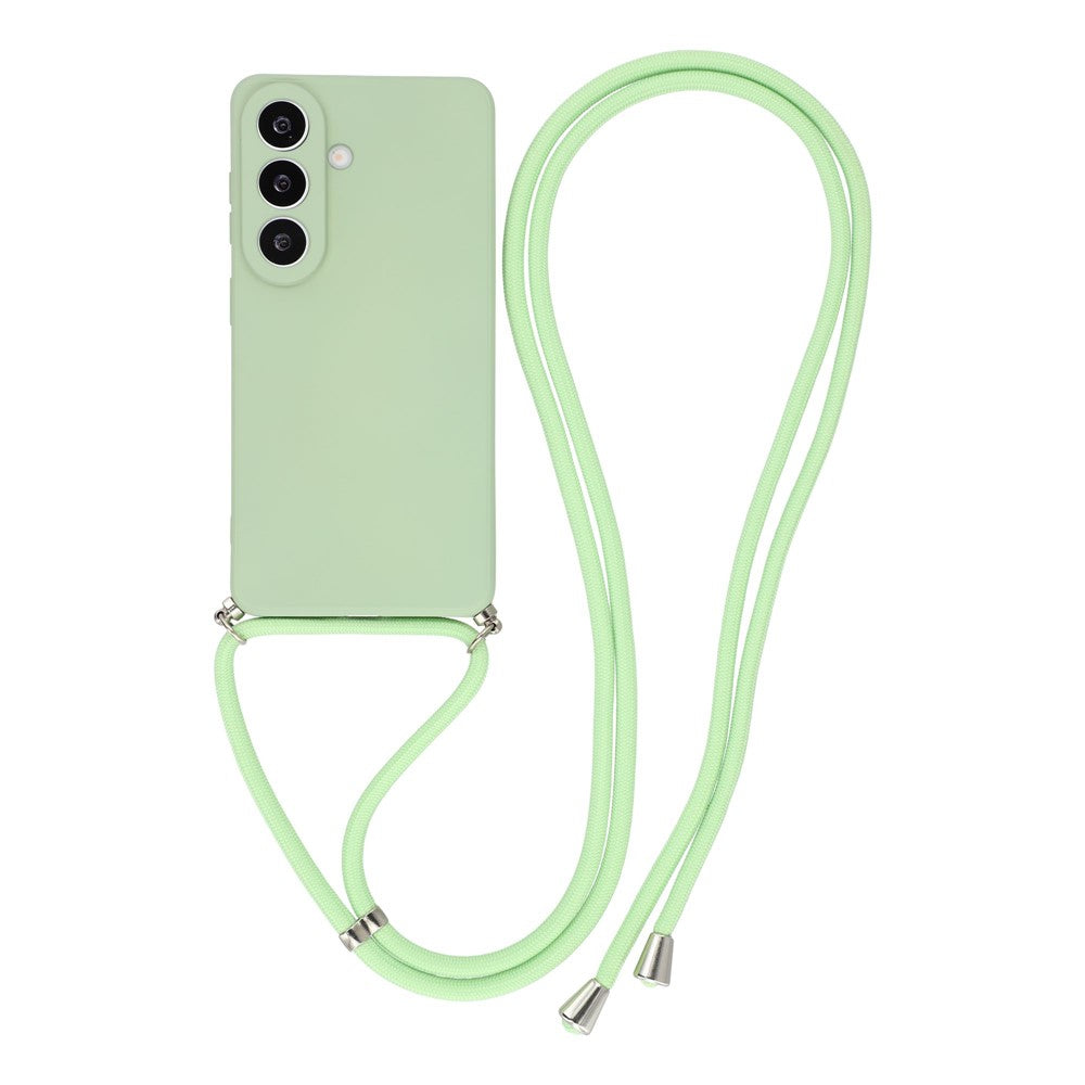 For Samsung Galaxy S26+ Case Flexible TPU Fiber Lining Anti-Shock Crossbody Phone Cover