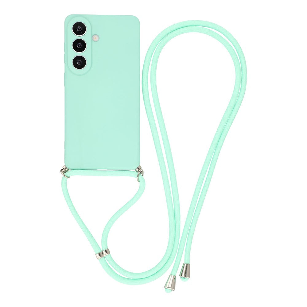For Samsung Galaxy S26+ Case Flexible TPU Fiber Lining Anti-Shock Crossbody Phone Cover