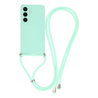 For Samsung Galaxy S26+ Case Flexible TPU Fiber Lining Anti-Shock Crossbody Phone Cover
