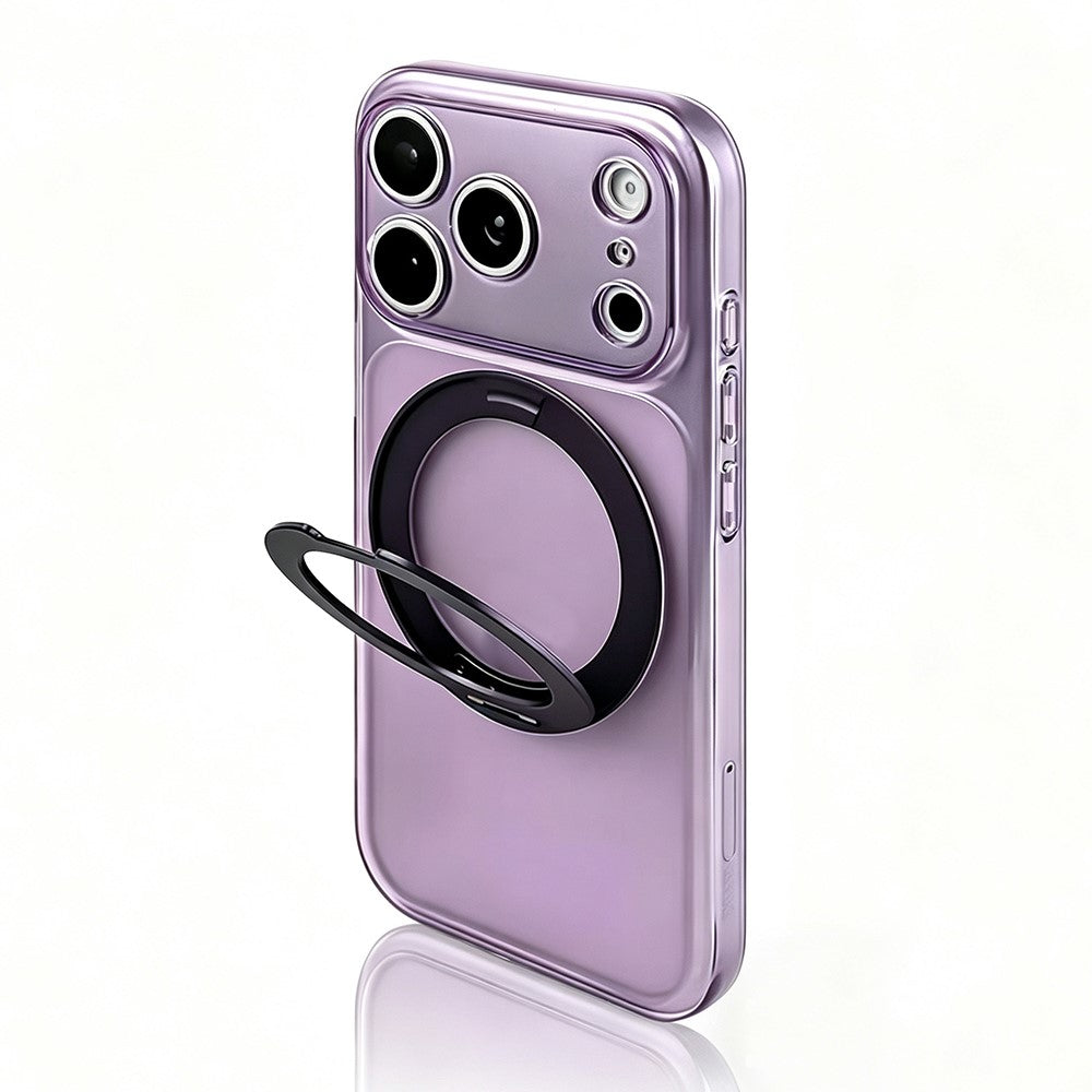 For iPhone 17 Pro Max Case Magnetic Ring Kicktand Shockproof TPU Phone Cover
