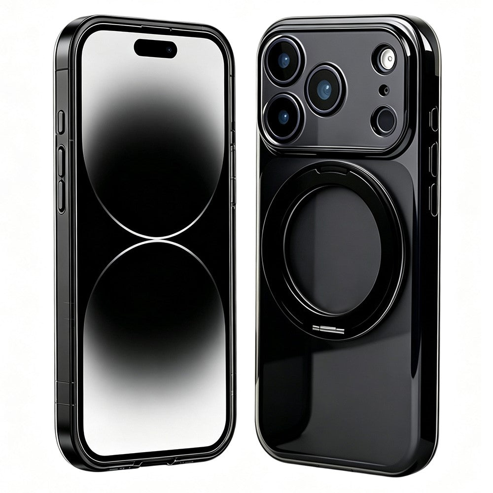 For iPhone 17 Pro Max Case Magnetic Ring Kicktand Shockproof TPU Phone Cover