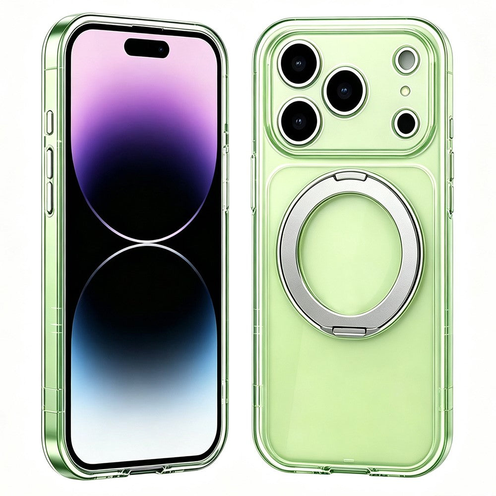 For iPhone 17 Pro Max Case Magnetic Ring Kicktand Shockproof TPU Phone Cover