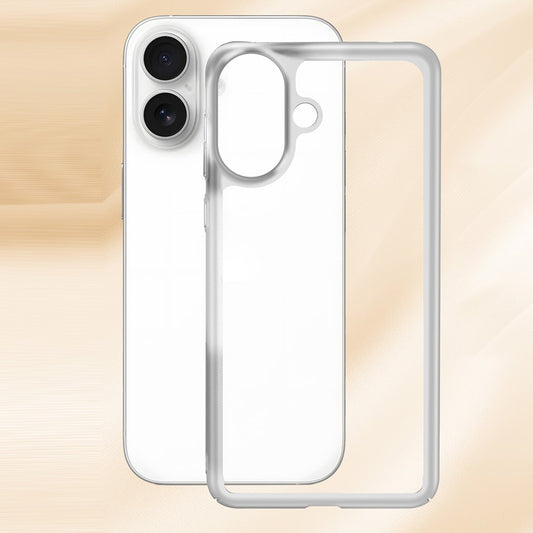 For iPhone 16 Case Hollow Heat Dissipation PC Bumper Phone Cover