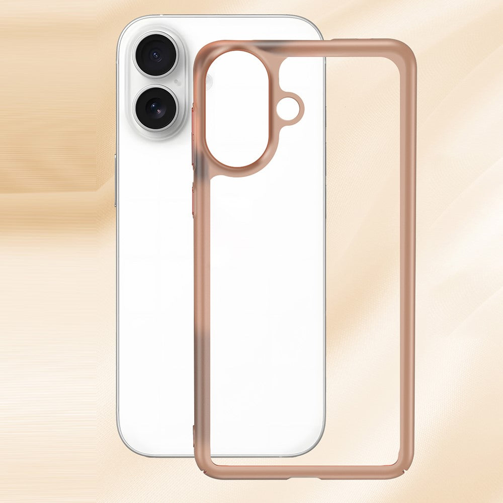 For iPhone 16 Case Hollow Heat Dissipation PC Bumper Phone Cover