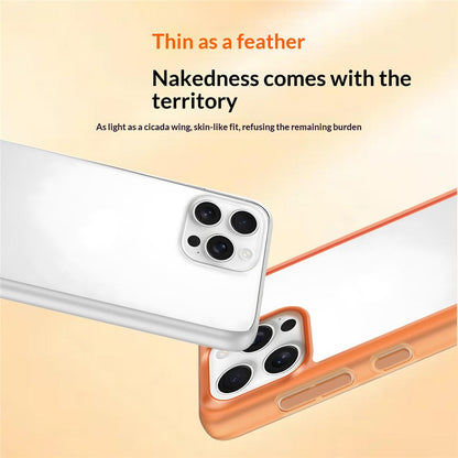 For iPhone 16 Pro Case Hollow Heat Dissipation PC Bumper Phone Cover