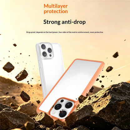 For iPhone 16 Pro Case Hollow Heat Dissipation PC Bumper Phone Cover