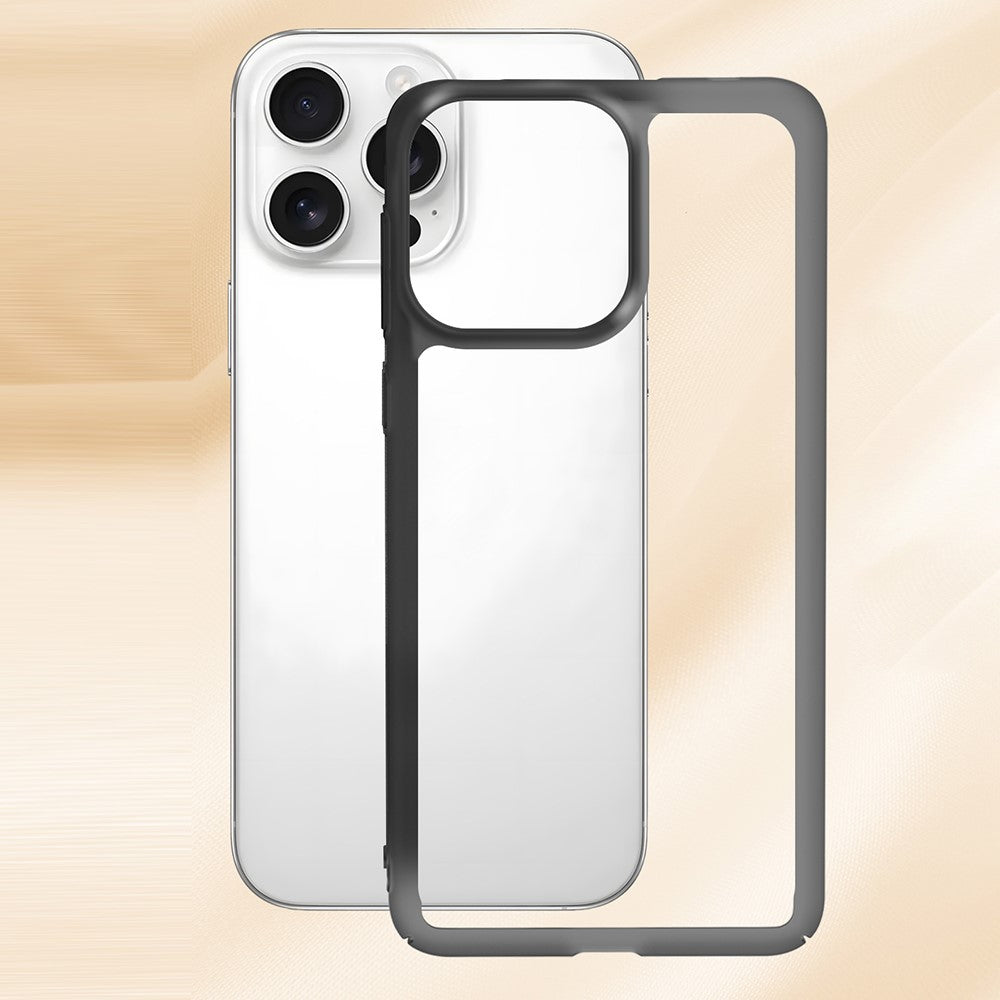 For iPhone 16 Pro Case Hollow Heat Dissipation PC Bumper Phone Cover