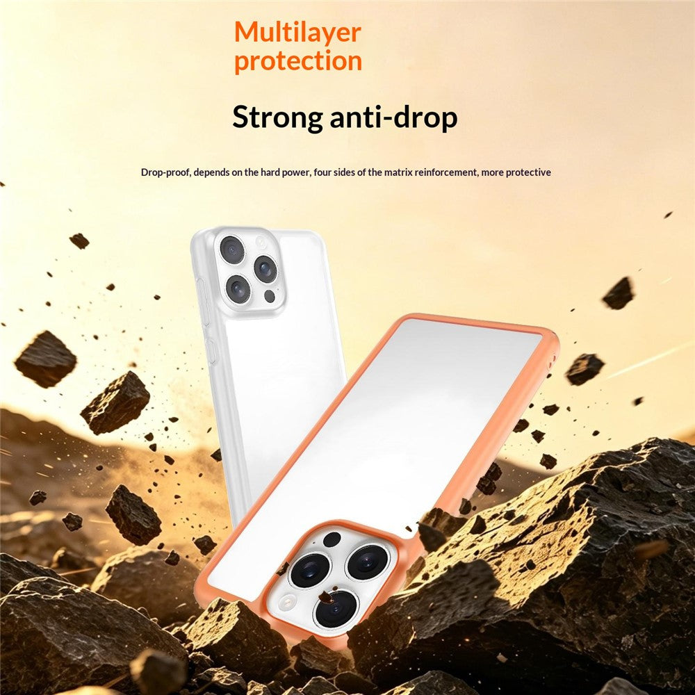 For iPhone 15 Pro Max Case Hollow Heat Dissipation PC Bumper Phone Cover