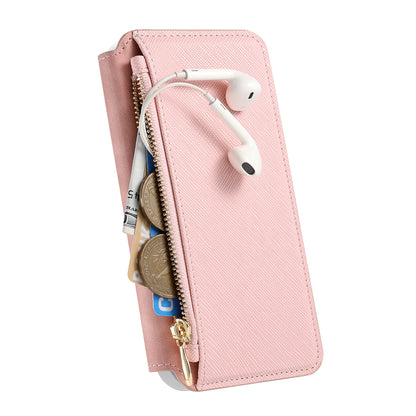 For Samsung Galaxy S26+ Leather Case  Cross Texture Detachable Magnetic Phone Cover Wallet Stand