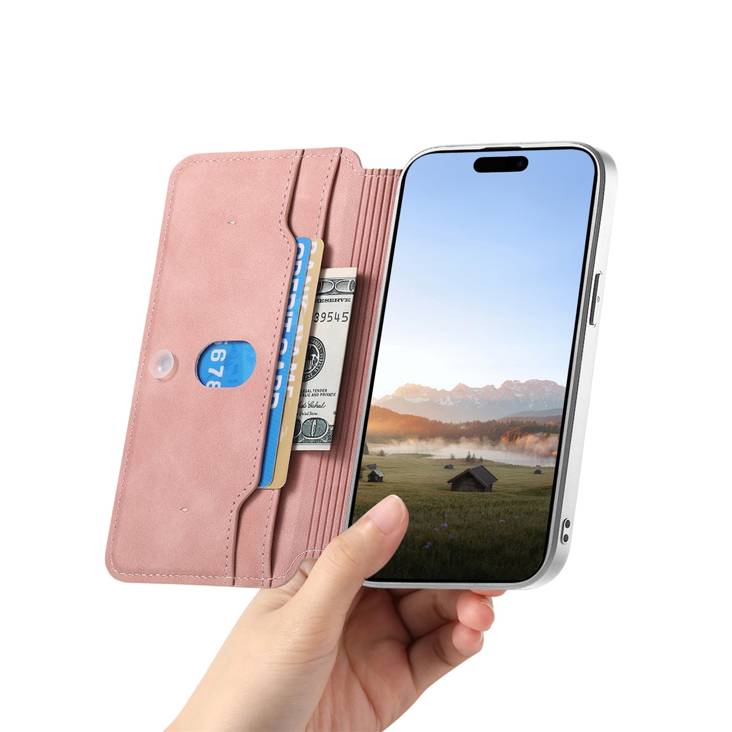For Samsung Galaxy S26+ Leather Case  Cross Texture Detachable Magnetic Phone Cover Wallet Stand