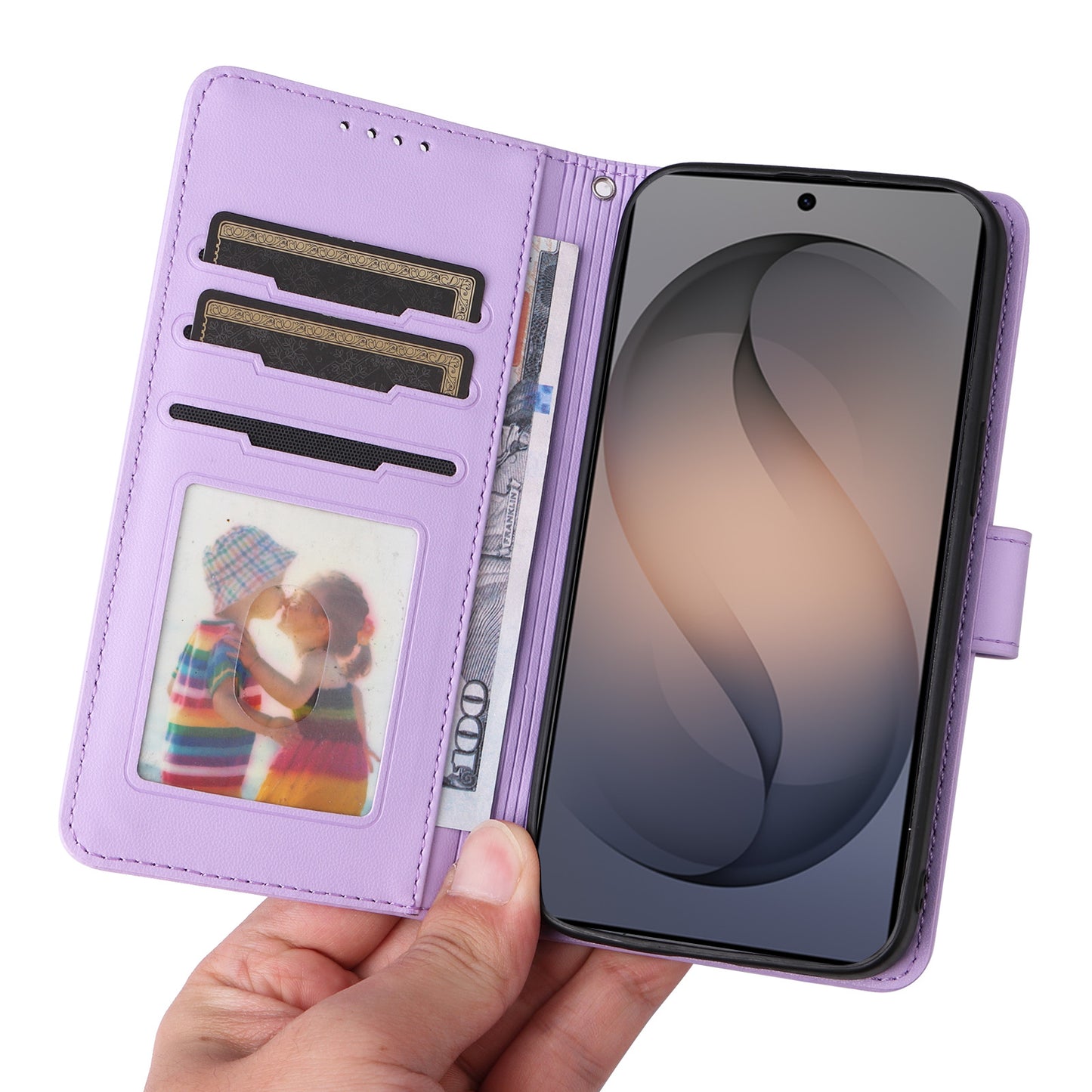 BETOPNICE for Samsung Galaxy S26+ Magnetic Case  Detachable PU Leather Phone Cover with Strap