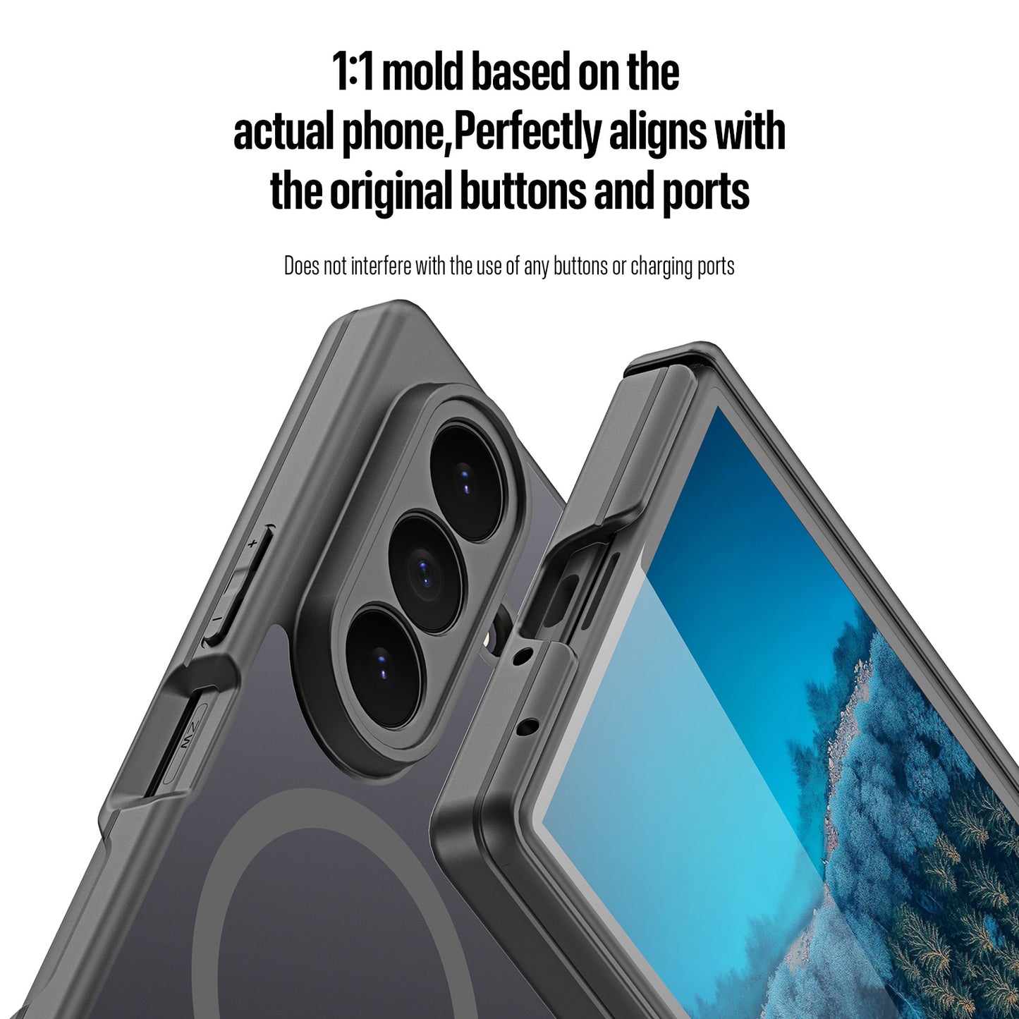 DUX DUCIS for Samsung Galaxy Z Fold8 Ultra Magnetic Case  Expn Series PC + TPU Phone Back Cover