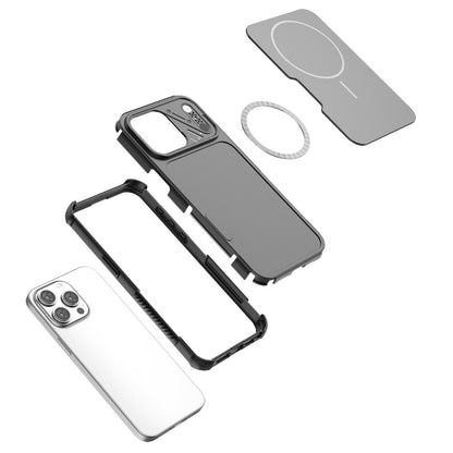 For iPhone 15 Pro Case Shockproof Airbag PC+TPU Phone Cover Compatible with MagSafe