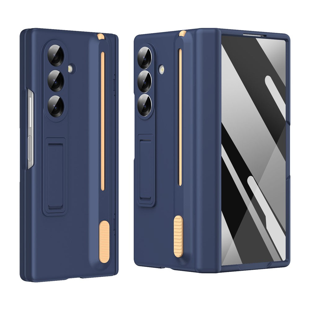 For Samsung Galaxy Z Fold8 Ultra Kickstand Case Hinge Protection PC Phone Cover with Screen Protector and Stylus Pen