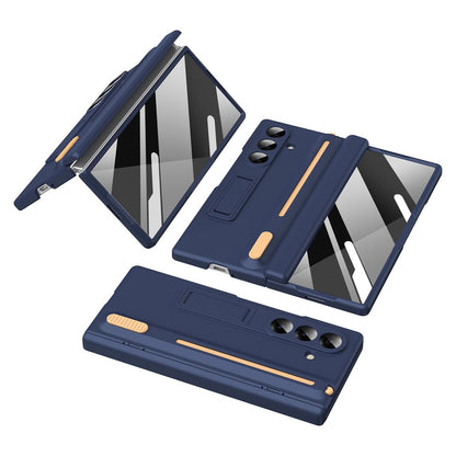 For Samsung Galaxy Z Fold8 Ultra Kickstand Case Hinge Protection PC Phone Cover with Screen Protector and Stylus Pen