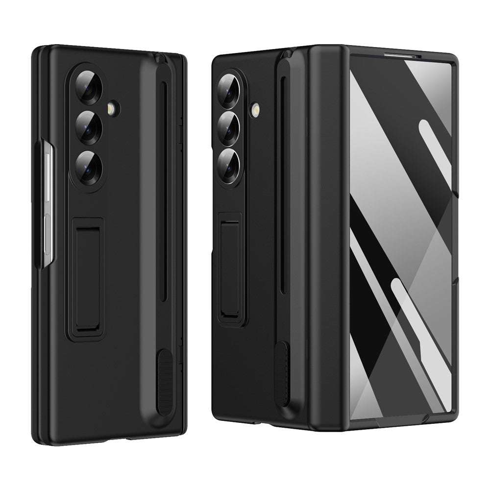 For Samsung Galaxy Z Fold8 Ultra Kickstand Case Hinge Protection PC Phone Cover with Screen Protector and Stylus Pen