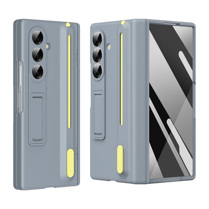 For Samsung Galaxy Z Fold8 Ultra Kickstand Case Hinge Protection PC Phone Cover with Screen Protector and Stylus Pen
