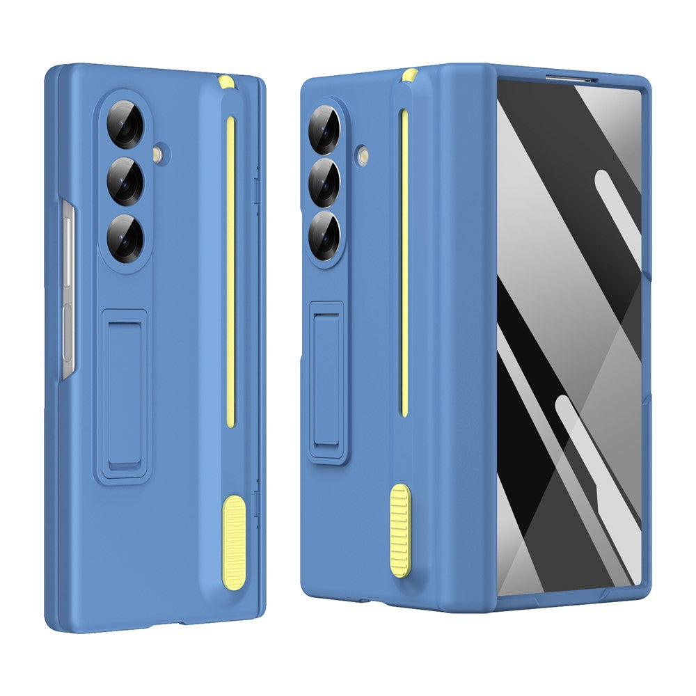 For Samsung Galaxy Z Fold8 Ultra Kickstand Case Hinge Protection PC Phone Cover with Screen Protector and Stylus Pen