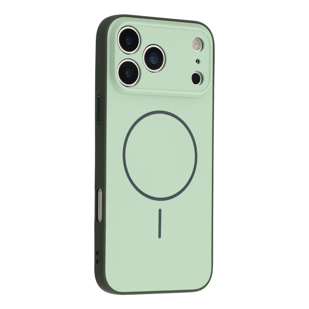 For iPhone 17 Pro Max Magnetic Case TPU + PC Shockproof Phone Cover with Electroplated Buttons