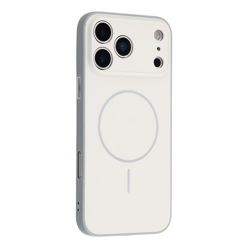For iPhone 17 Pro Max Magnetic Case TPU + PC Shockproof Phone Cover with Electroplated Buttons