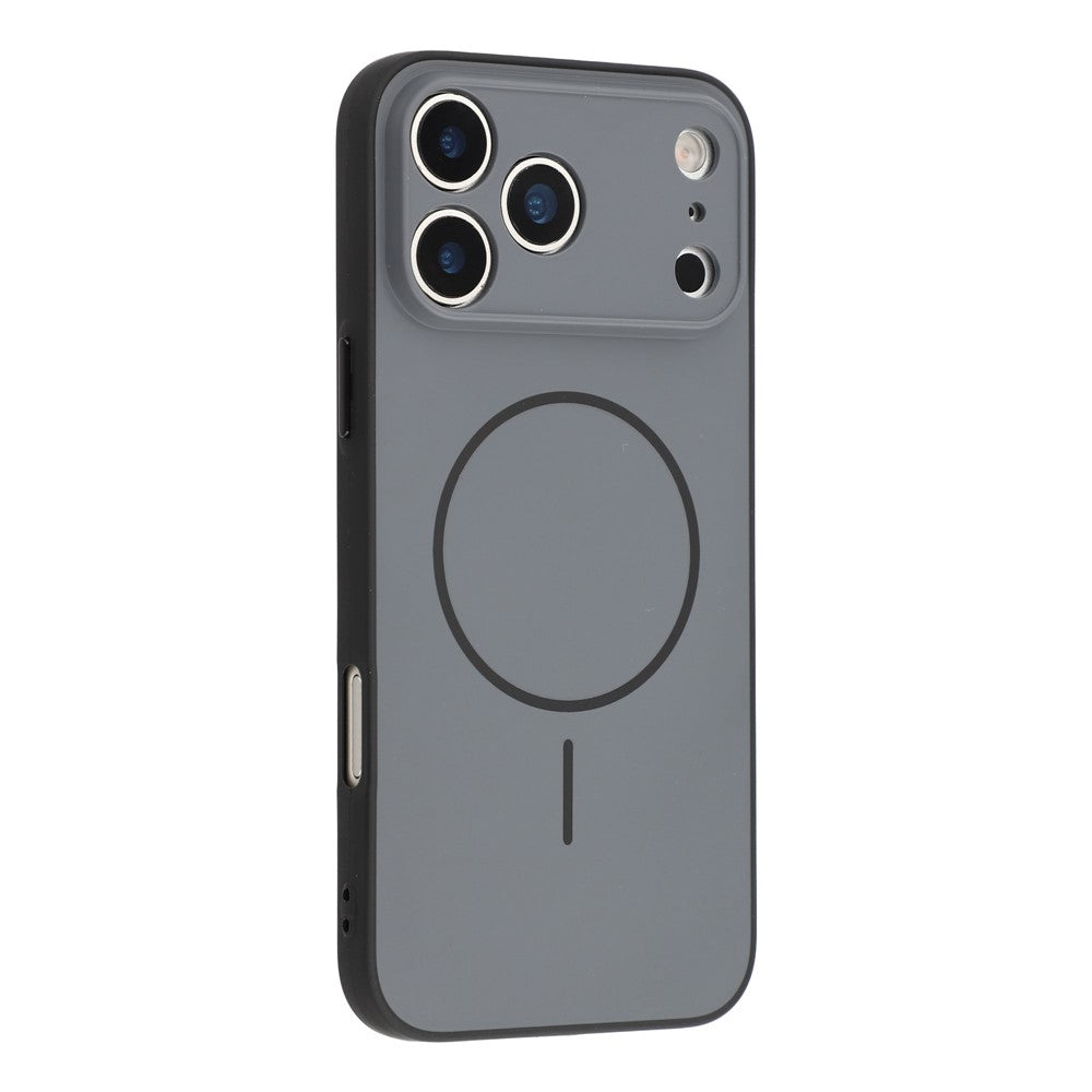 For iPhone 17 Pro Max Magnetic Case TPU + PC Shockproof Phone Cover with Electroplated Buttons