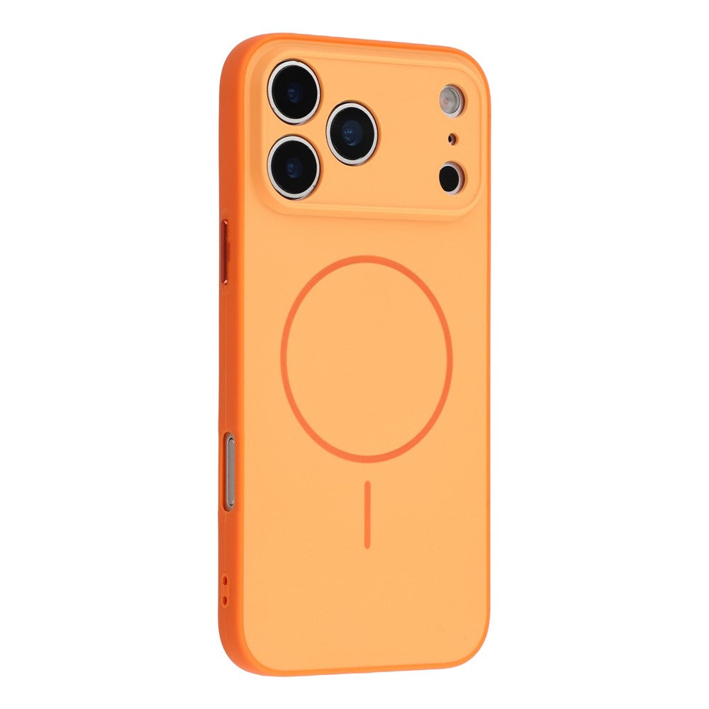 For iPhone 17 Pro Magnetic Case TPU + PC Shockproof Phone Cover with Electroplated Buttons