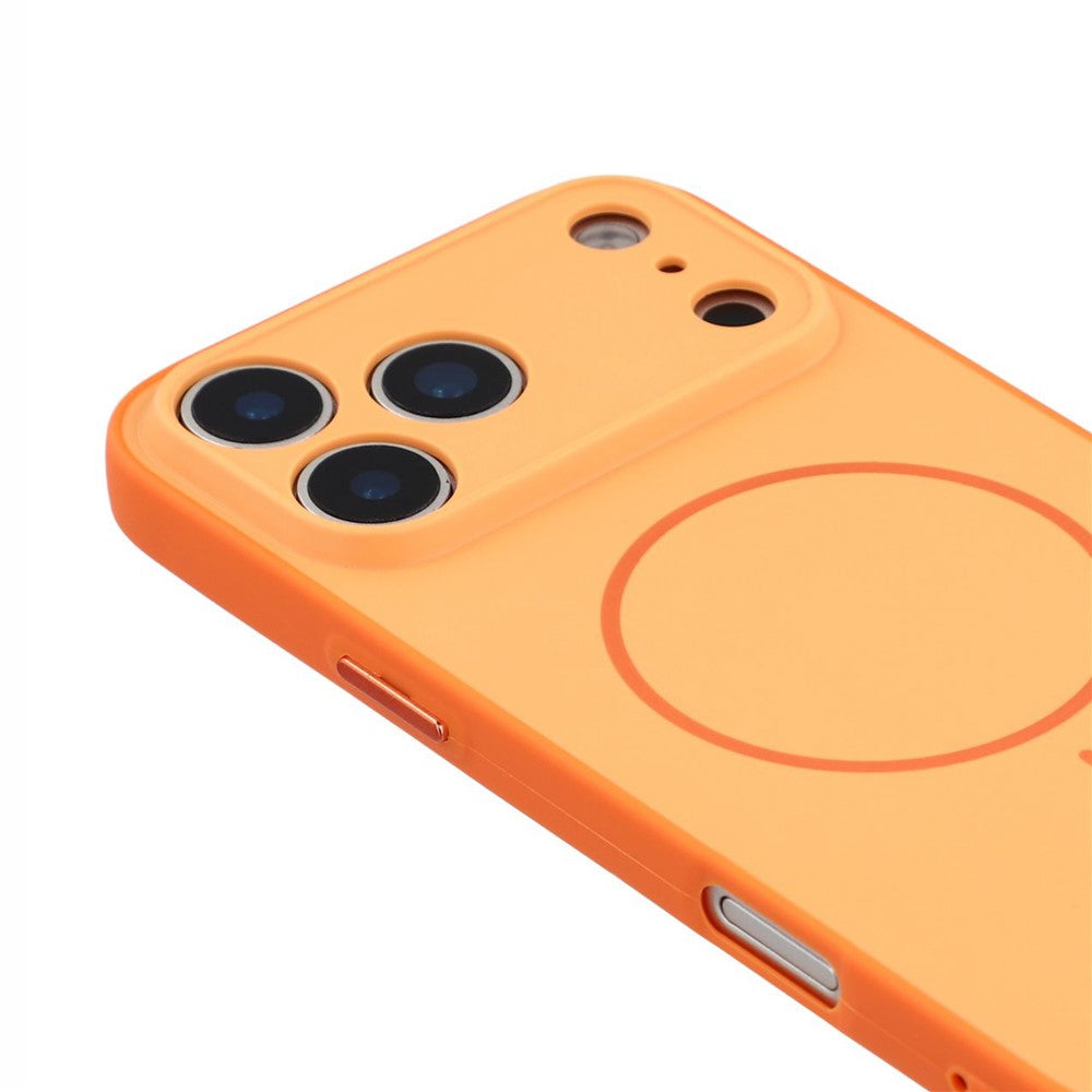 For iPhone 17 Pro Magnetic Case TPU + PC Shockproof Phone Cover with Electroplated Buttons