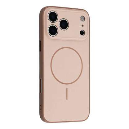 For iPhone 17 Pro Magnetic Case TPU + PC Shockproof Phone Cover with Electroplated Buttons