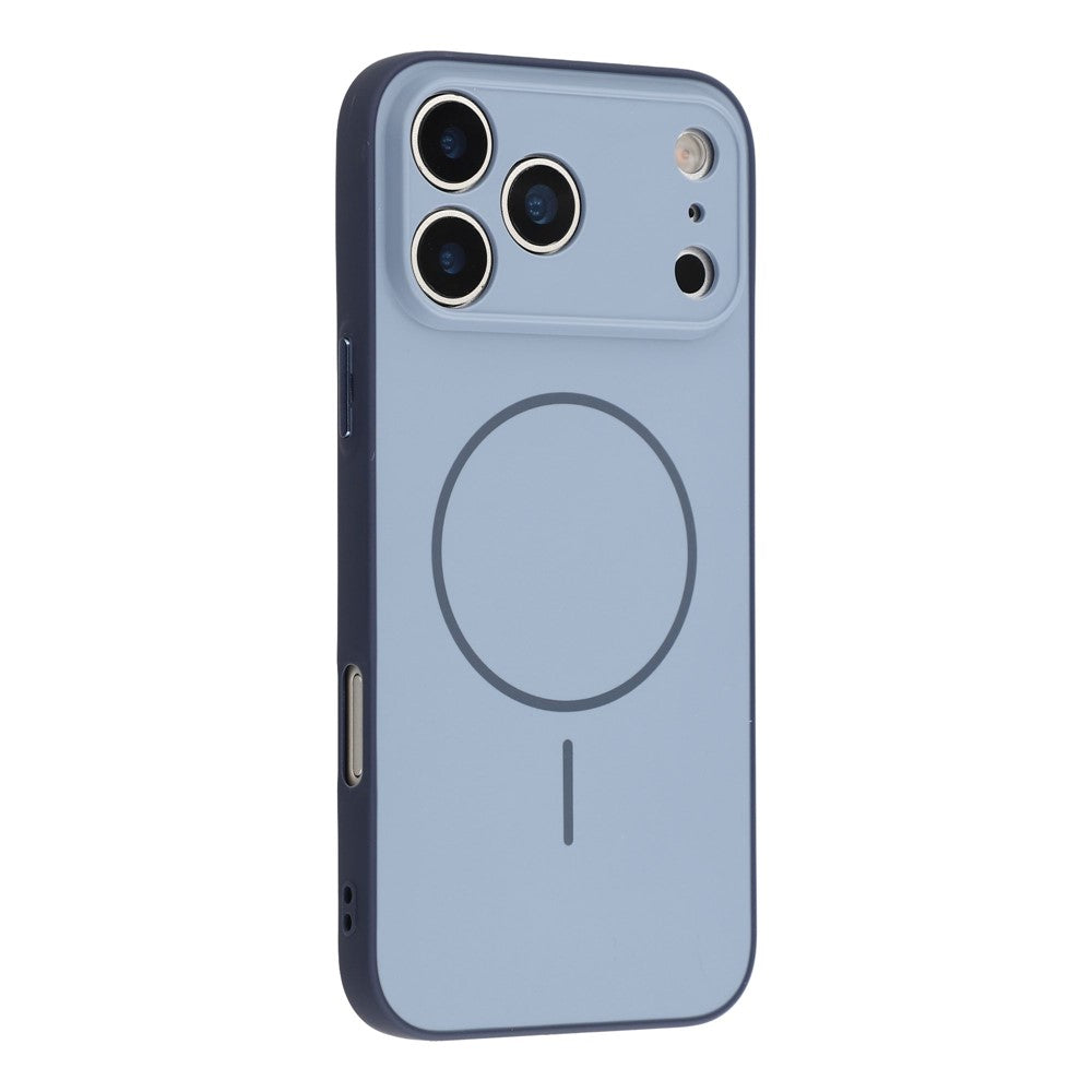 For iPhone 17 Pro Magnetic Case TPU + PC Shockproof Phone Cover with Electroplated Buttons