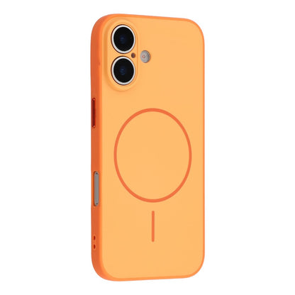 For iPhone 17 Magnetic Case TPU + PC Shockproof Phone Cover with Electroplated Buttons