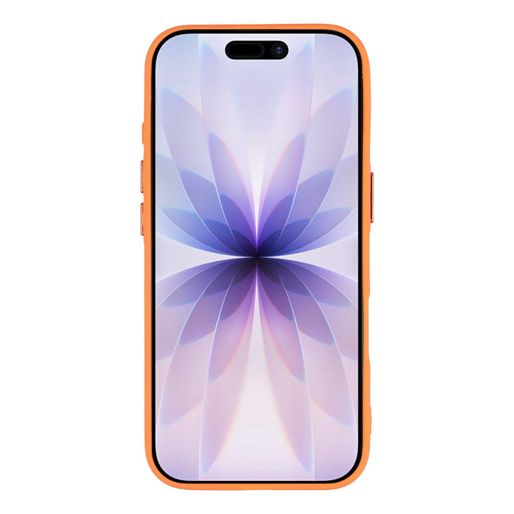 For iPhone 17 Magnetic Case TPU + PC Shockproof Phone Cover with Electroplated Buttons