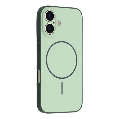 For iPhone 17 Magnetic Case TPU + PC Shockproof Phone Cover with Electroplated Buttons