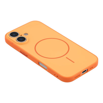For iPhone 16 Magnetic Case TPU + PC Shockproof Phone Cover with Electroplated Buttons
