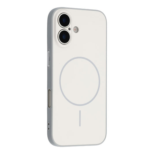 For iPhone 16 Magnetic Case TPU + PC Shockproof Phone Cover with Electroplated Buttons