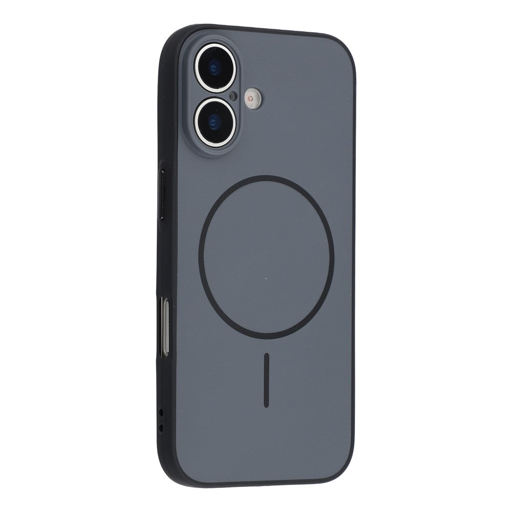 For iPhone 16 Magnetic Case TPU + PC Shockproof Phone Cover with Electroplated Buttons