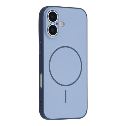 For iPhone 16 Magnetic Case TPU + PC Shockproof Phone Cover with Electroplated Buttons