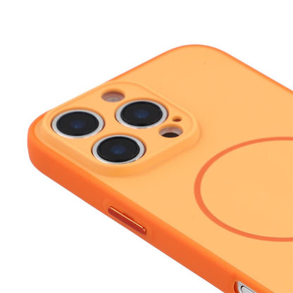 For iPhone 16 Pro Magnetic Case TPU + PC Shockproof Phone Cover with Electroplated Buttons