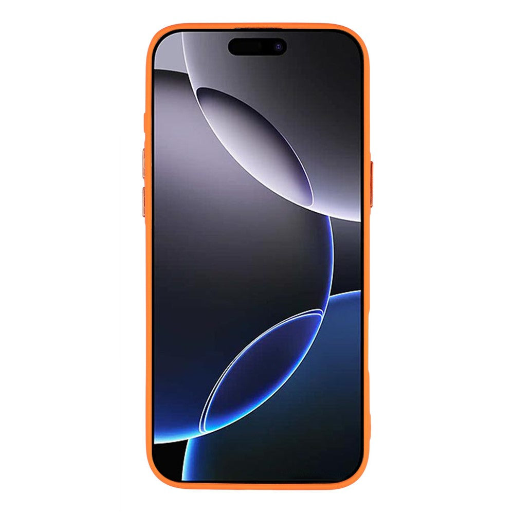 For iPhone 16 Pro Max Magnetic Case TPU + PC Shockproof Phone Cover with Electroplated Buttons