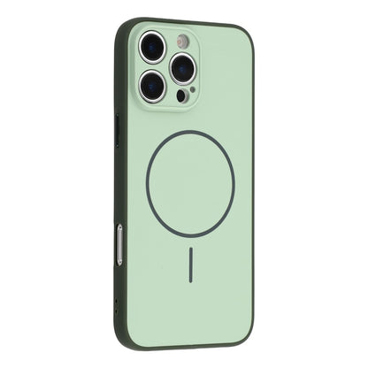 For iPhone 16 Pro Max Magnetic Case TPU + PC Shockproof Phone Cover with Electroplated Buttons