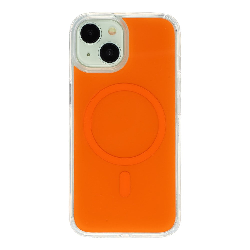 For iPhone 14 / 13 Magnetic Case PC + TPU Drop-Resistant Protective Phone Cover