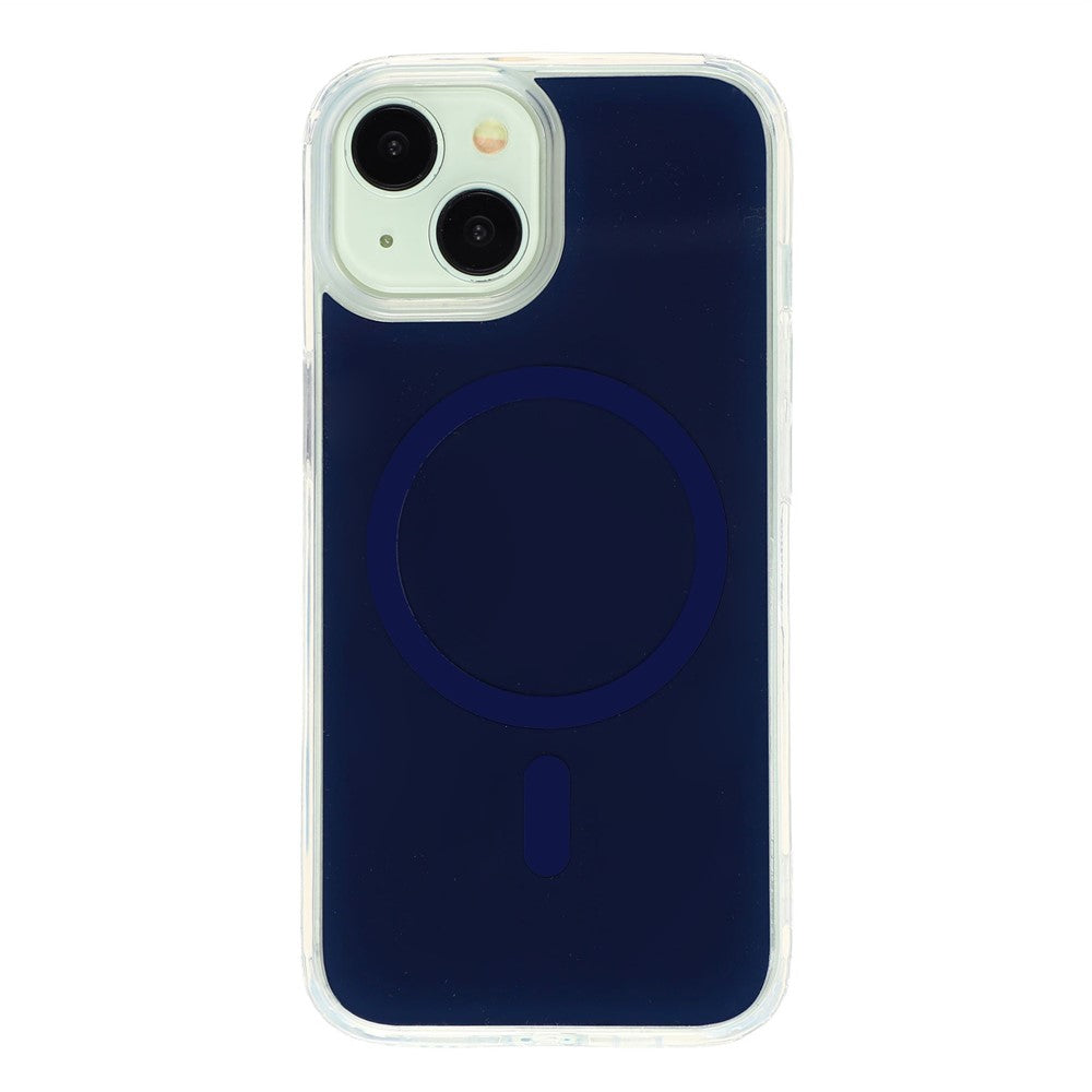 For iPhone 14 / 13 Magnetic Case PC + TPU Drop-Resistant Protective Phone Cover