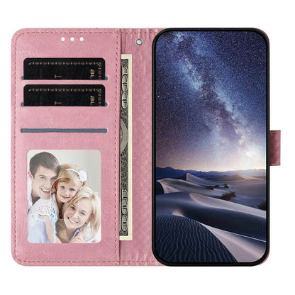 For iPhone 16 Wallet Case Diamond Texture Leather Stand Flip Phone Cover with Wrist Strap