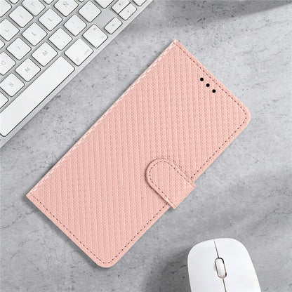 For iPhone 16 Wallet Case Diamond Texture Leather Stand Flip Phone Cover with Wrist Strap