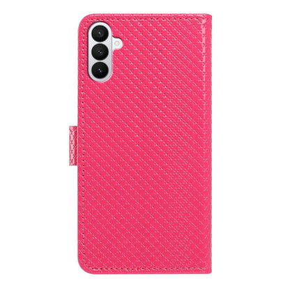 For Samsung Galaxy S26+ Wallet Case Diamond Texture Leather Stand Flip Phone Cover with Wrist Strap
