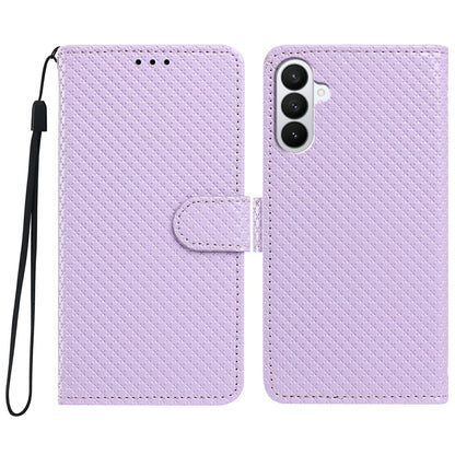 For Samsung Galaxy S26+ Wallet Case Diamond Texture Leather Stand Flip Phone Cover with Wrist Strap