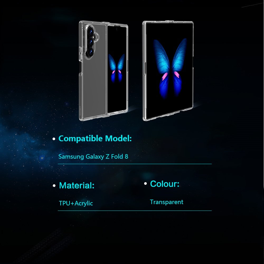 LEREACH TOC Series for Samsung Galaxy Z Fold8 Ultra Case TPU + Acrylic Phone Cover